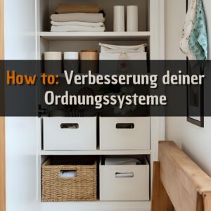 How to: Verbesserung deiner Ordnungssysteme